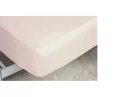 Image of BELLEDORM Single 200 Thread Count 100% Egyptia Cotton Fitted Sheet Pink