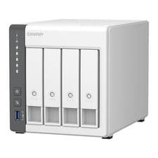 Image of 4 Bay QNAP TS-433-4G NAS Enclosure, 4GB RAM, ARM Quad Core Cortex-A55, 4x SATA I