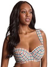 Image of Panache Bette Bikini Top Balcony Padded Underwired Womens Swimwear SW1842B