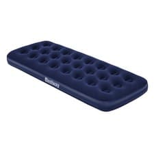 Image of BESTWAY SINGLE INFLATABLE FLOCKED AIR BED CAMPING MATTRESS