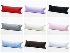 Image of Easycare Extra Large Bolster Pillow Case Cover Long Orthopaedic Body Pillowcases