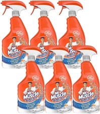 Image of 6x Mr Muscle Advanced Power BATHROOM Cleaner Mandarin 750ml