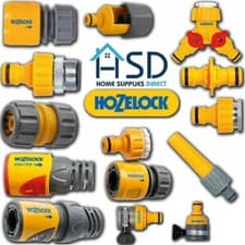 Image of Garden Hose Attachment Hozelock Nozzle Tap End Water Stop Spray Gun Connector