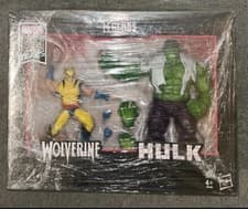 Image of Marvel Legends 80th ANNIVERSARY Wolverine VS Hulk Action Figure 2 Pack SEALED