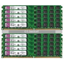 Image of DDR2 2GB 800Mhz PC2-6400 1.8V NON-ECC DIMM Desktop PC RAM Wholesale 240Pin Lot
