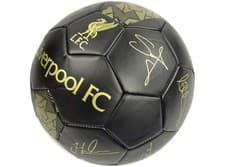 Image of Official Liverpool FC Black and Gold Phantom Signature Football Size 5 GIFT