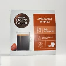 Image of Nescafe Dolce Gusto Americano Intenso and Lungo Coffee Capsules - 6 Boxes of 16