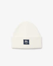 Image of Lacoste Front Logo Beanie Hat | One Size