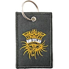 Image of BOB DYLAN tough fabric keyring