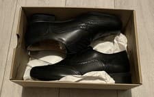 Image of BNWT Clarks Ladies Hamble Oak Smooth Leather Lace-Up Shoes, Black, UK4.5 /EU37.5
