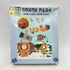 Image of South Park 1999 Comedy Central Double Sided Jigsaw Puzzle 1000pc New Old Stock