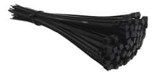 Image of BLACK Cable Ties Nylon Zip Tie Wraps Strong Long - All Sizes - Best Quality