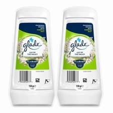 Image of 2x Glade Air Freshener Lily of the Valley Solid Gel 150g Long Lasting Floral