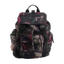 Image of Ted Baker Sport Multicoloured Flower Pattern Multipocket Backpack