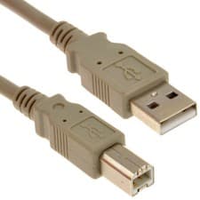 Image of USB 2.0 CERTIFIED Hi-Speed HQ Shielded A to B Cable Lead 3m