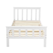 Image of Panana Pine Wooden 3ft Single Bed Frame Fits 190 x 90 cm Mattress