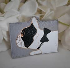 Image of Ted Baker French Booldog Card Holder New Without Tags No Box