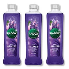 Image of Radox Feel Relaxed Bath Soak 500mlx3