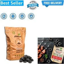 Image of Charcoal Briquettes 4kg - Perfect for slow BBQ sessions - Ready in 15 Minutes...