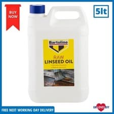 Image of Raw Linseed Oil Bartoline Restores the Natural Sheen Nourish and Protect 5lt