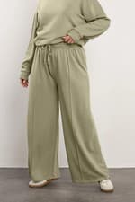 Image of Yours Curve Women's Plus Size Wide Leg Joggers