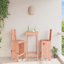 Image of Bar Stools 2 pcs 40x42x120 cm Solid Wood Douglas