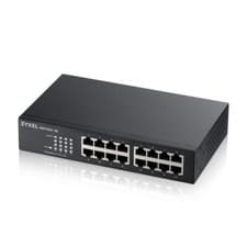 Image of Zyxel GS1100 16-Port Gigabit Ethernet Switch | Unmanaged High-Speed Network Hub