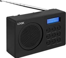 Image of Logik Portable DAB+ Radio L2DAB23 Black