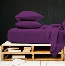 Image of EXTRA DEEP FITTED SHEET 16" DROP 40CM 100% EGYPTIAN COTTON 200 THREAD COUNT