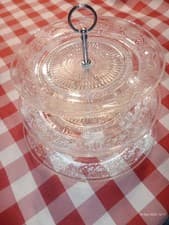 Image of 3 Tier Glass Cake Stand
