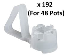 Image of 192 x Clever Pots Plant Pot Feet Secure Reusable Recyclable For 40/50cm Pots