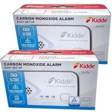 Image of Kidde 2030 DCR Carbon Monoxide Detector CO Alarm Kidde Pack of 2