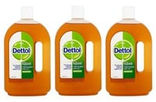 Image of Dettol Original Liquid Antiseptic Disinfectant 750ml x 3 Large Bottles PERSONAL