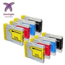Image of 8 Compatible LC970 LC1000 Ink Cartridge for Brother MFC240C MFC3360C MFC440CN