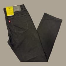 Image of Comfortable Levi’s Black 512 Slim Taper Men’s Stretch Denim