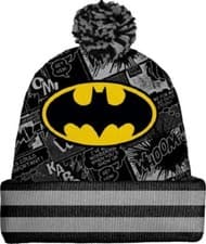 Image of New Batman DC Comics Beanie Hat Adult Winter Ski One Size Superhero Bat Logo NIP