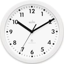 Image of Acctim 74662 Nardo 20Cm Radio Controlled White Wall Clock