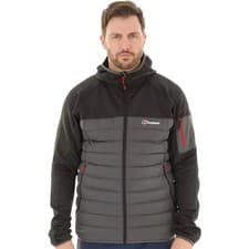 Image of Berghaus Mens Sidley Hybrid Jacket Black/Grey Size. XS