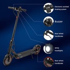 Image of Adult Electric Scooter 7.8AH Long Range Folding E-Scooter City Safe Commuter UK