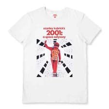 Image of 2001: A Space Odyssey T-shirt - Official Short Sleeve White Tee in 5 sizes