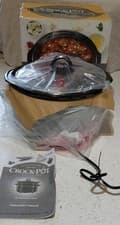 Image of Crock-Pot SCV400KB Black Slow Cooker 3.5L with Manual - #1008