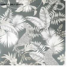 Image of Tropical Leopard Wallpaper Arthouse Modern Tropical Palm Jungle Neutral