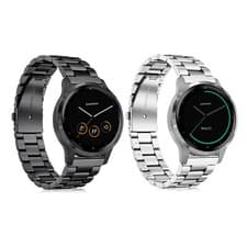 Image of Watch Band for Garmin Vivoactive 4S/Vivomove 3S Stainless Steel Bracelet Strap
