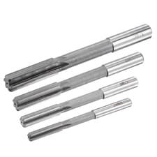 Image of 4pcs 3/8" 5/8" 1/2" 3/4" Chucking Machine Reamer H7 HSS 6 Straight Flutes Cutter