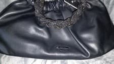Image of Dune London Bonanza black embellished clutch bag RRP £95