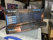 Image of ROCCAT Suora FX RGB Gaming Mechanical Frameless Keyboard, ROC-12-203, Black