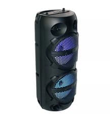 Image of Portable Karaoke Speaker Party LED Lights & Bluetooth Wireless Maxim 100W PMPO