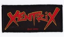 Image of Xentrix Logo Sew On Patch New Vintage Official Merch.