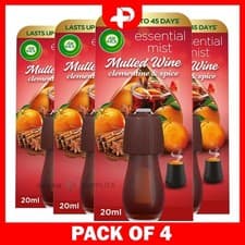 Image of Air Wick Natural Essential Oils Mist Refills Mulled Wine 20ml Pack of 4