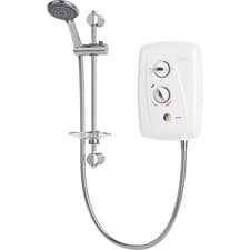 Image of New Triton T80 Easi-Fit + White/Chrome 9.5kW Electric Shower